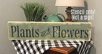 Plants and Flowers - 24"x5"