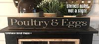 Poultry & Eggs  - 24"x3.5"
