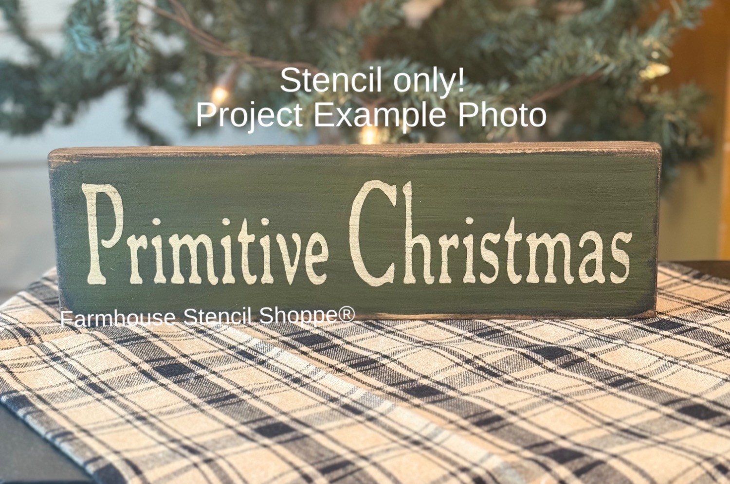 Primitive Christmas - 12"x3.5"