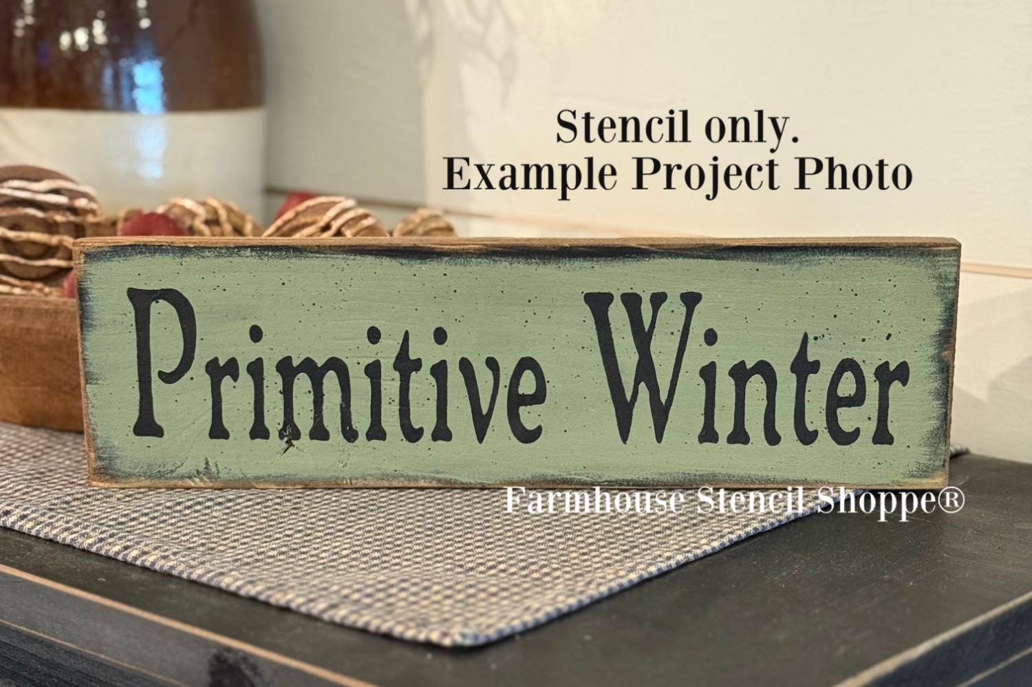 Primitive Winter - 12"x3.5"
