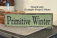 Primitive Winter - 12"x3.5"