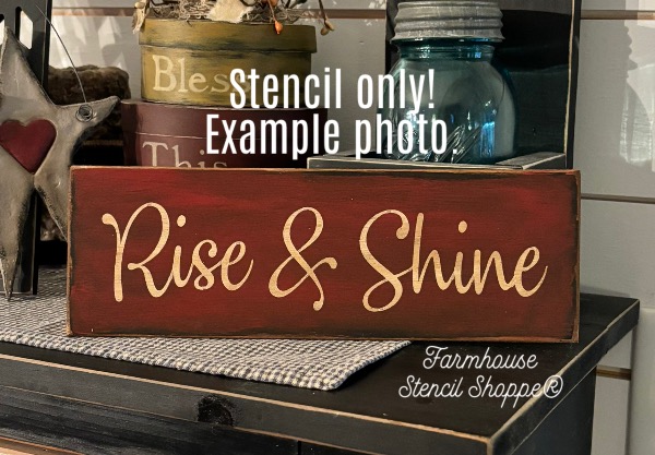 Rise & Shine - 12"x3.5"