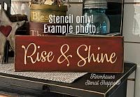 Rise & Shine - 12"x3.5"