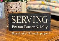 Serving Peanut Butter & Jelly - 12"x5"