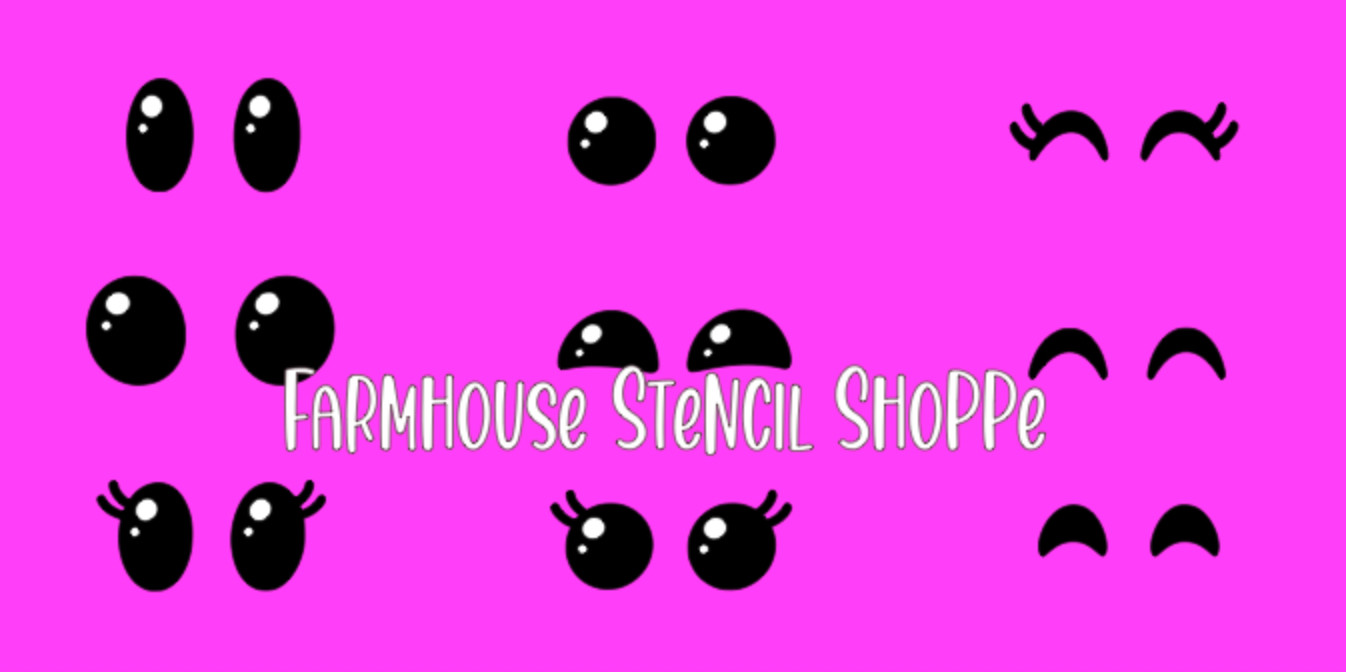 Eye Set 2 - Overlay Stencil Set