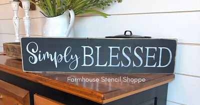 Simply Blessed - 24" x 5"