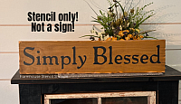 Simply Blessed - 24"x5"