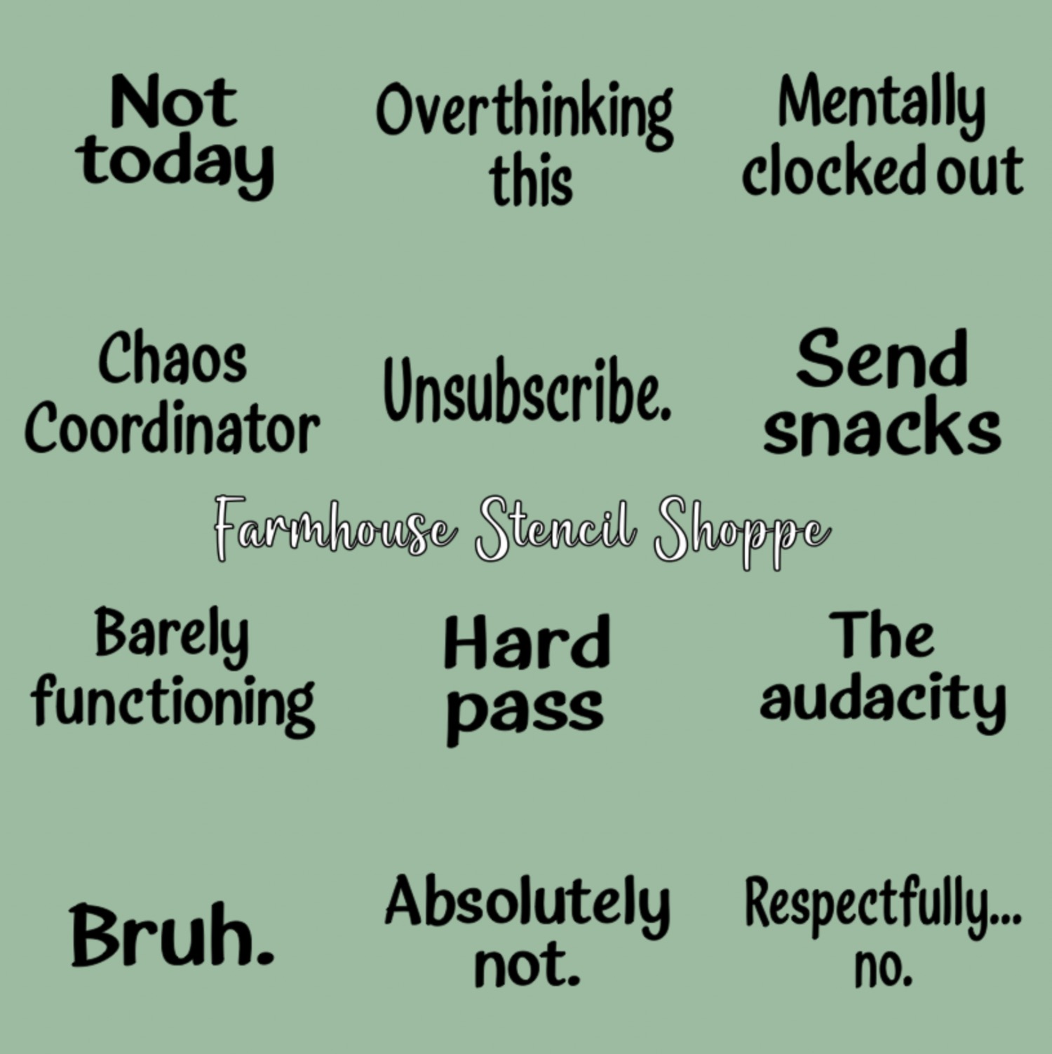 Snarky Sayings Set