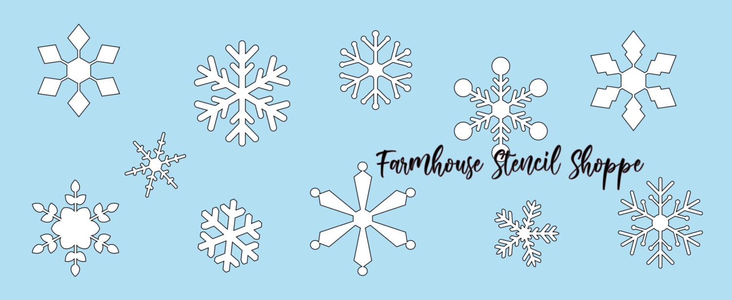 Snowflakes - 12"x5"