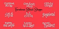 Christmas Mini Stencils for Tags - Handwritten