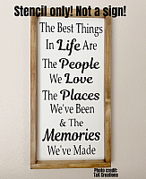 The Best Things In Life 10"x20"