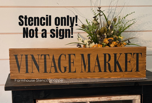 Vintage Market - 24"x5"