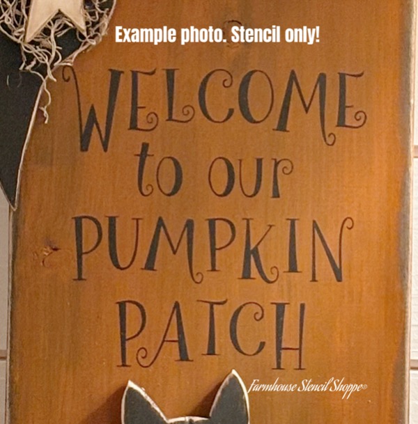 Welcome to our Pumpkin Patch - 8"x8"