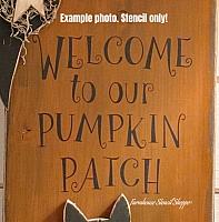 Welcome to our Pumpkin Patch - 8"x8"