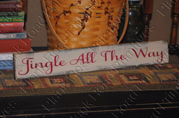 Jingle All The Way 24" x 3.5"