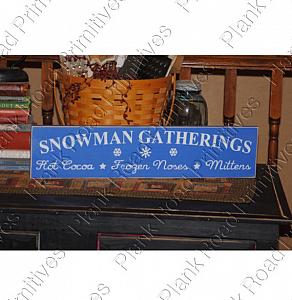 Snowman Gatherings - 24"x5.5"