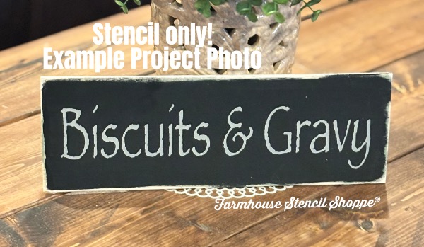 Biscuits & Gravy - 12"x3.5"