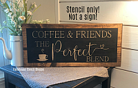 Coffee & Friends The Perfect Blend - 18"x8"