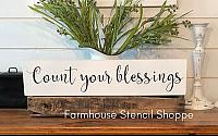 Count Your Blessings 24"x5"