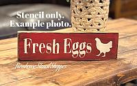 Fresh Eggs with Chicken - 12"x3.5"