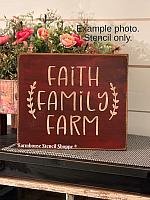 Faith Family Farm - 10"x8"