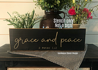 Grace and Peace - 18"x5"