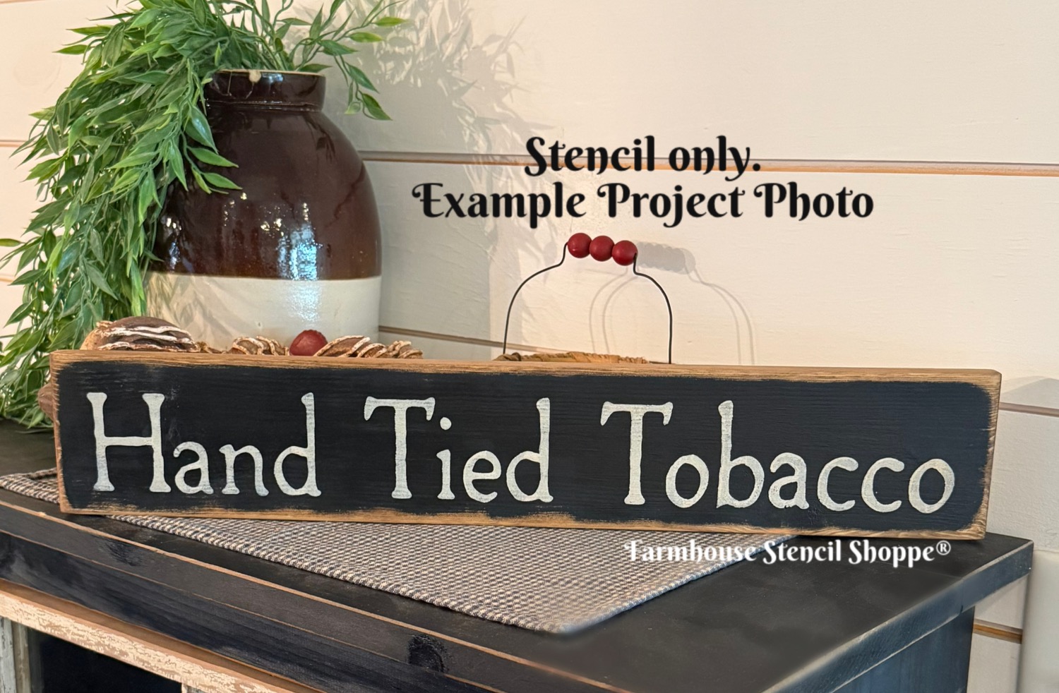Hand Tied Tobacco - 20"x3.5"