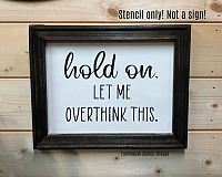 Hold on, let me overthink this - 8"x6"