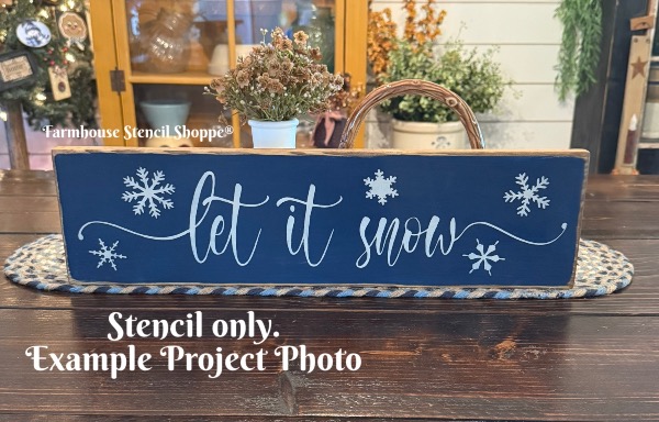 Let it Snow - 20"x5.5