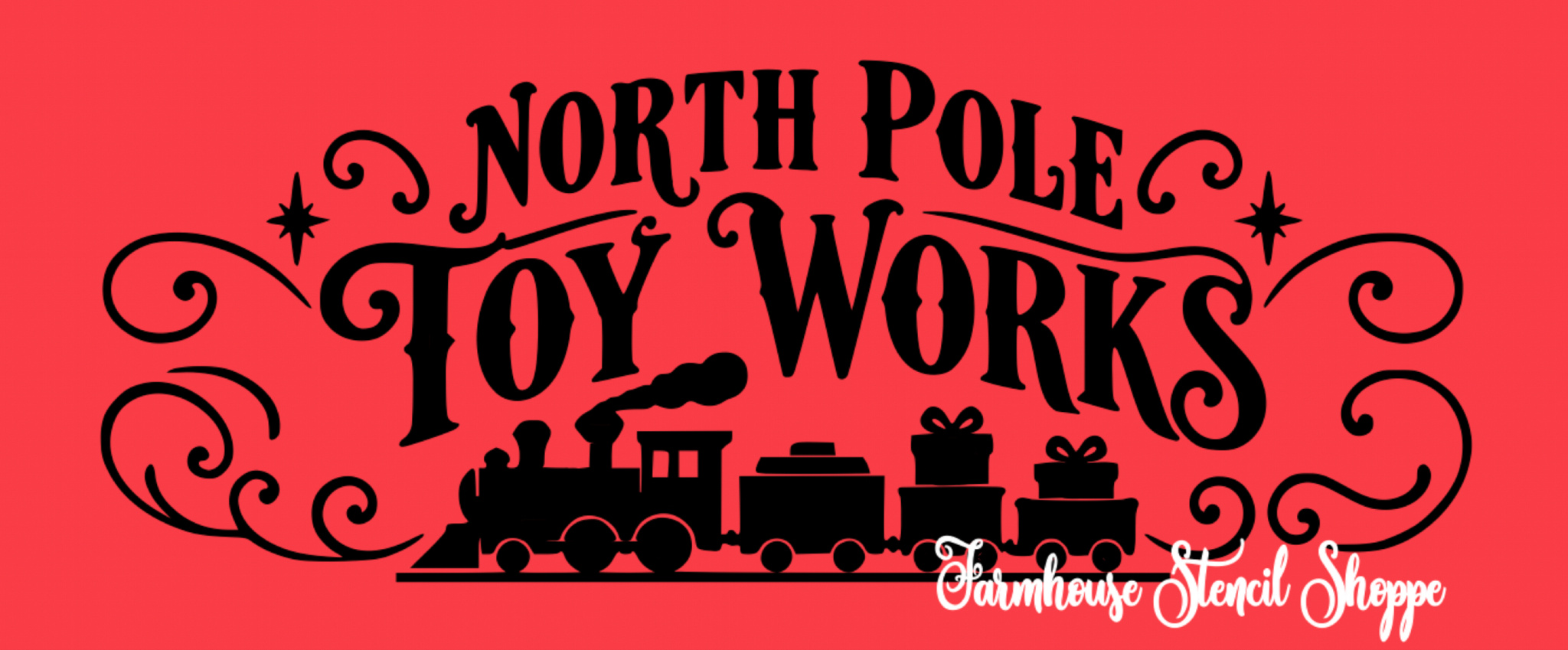 North Pole Toy Works - 12"x5"