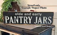 Olde and Early Pantry Jars - 18"x5"