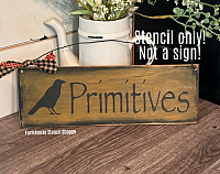 Primitives with Crow 12"x3.5"