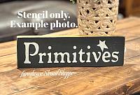Primitives with Star - 12"x3.5"