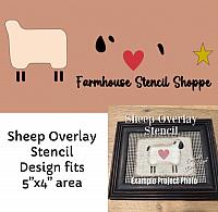 Primitive Sheep Overlay Stencil