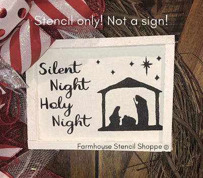 Silent Night Holy Night - 8"x5"