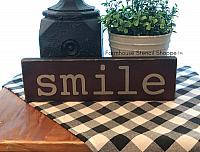 Smile Stencil - 12"x3.5"