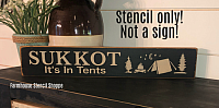 Sukkot It's In Tents - 20"x3.5"