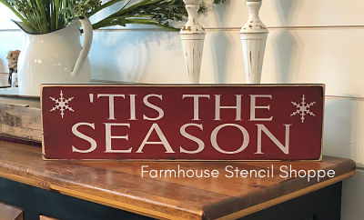 Tis The Season 20"x5.5"