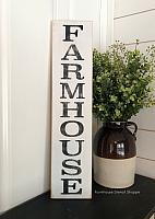 Vertical Farmhouse Stencil 5"x24"