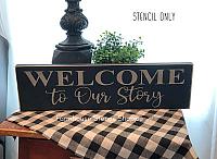 Welcome To Our Story 20"x5.5"