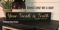 Your Torah is Truth 20"x3.5"